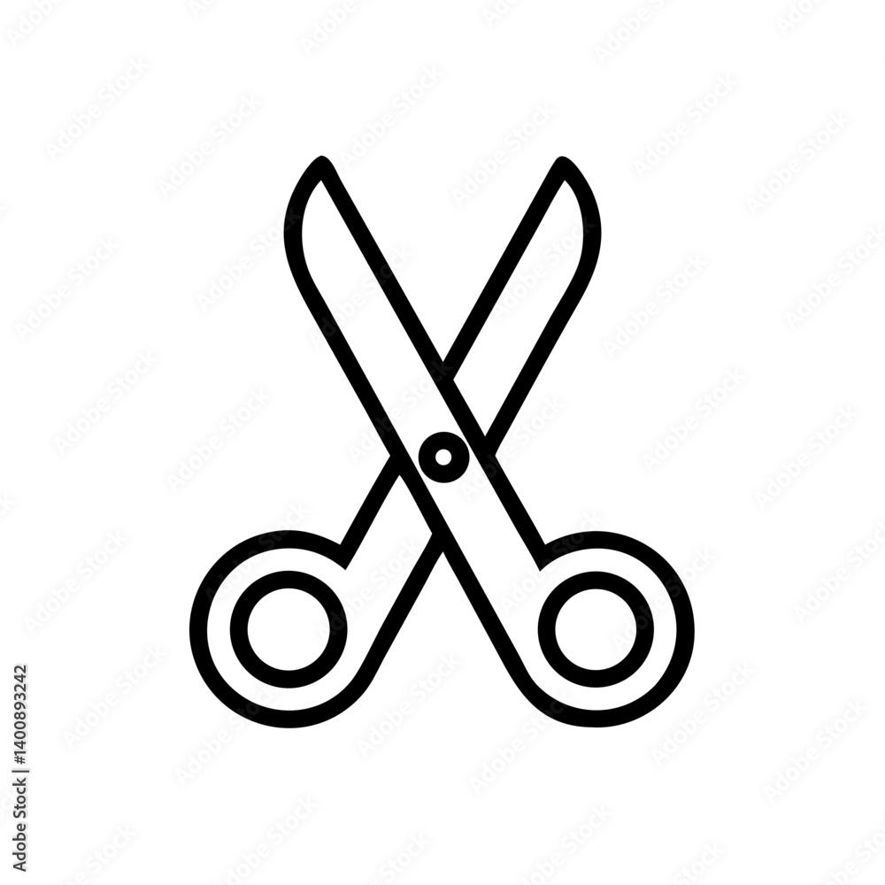 Scissors Icon for Creativity and Crafting Topics Scissors Icon for Creativity and Crafting Topics