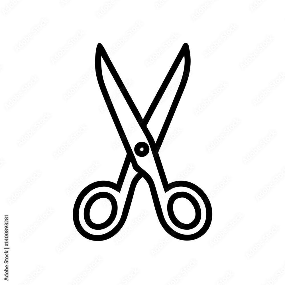Scissors Icon for Creativity and Crafting Topics Scissors Icon for Creativity and Crafting Topics