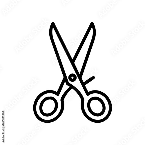 Scissors Icon for Creativity and Crafting Topics