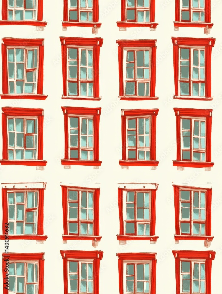 Obraz premium minimalist windows