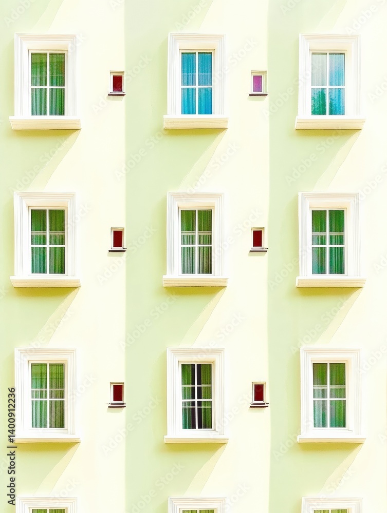 Obraz premium minimalist windows