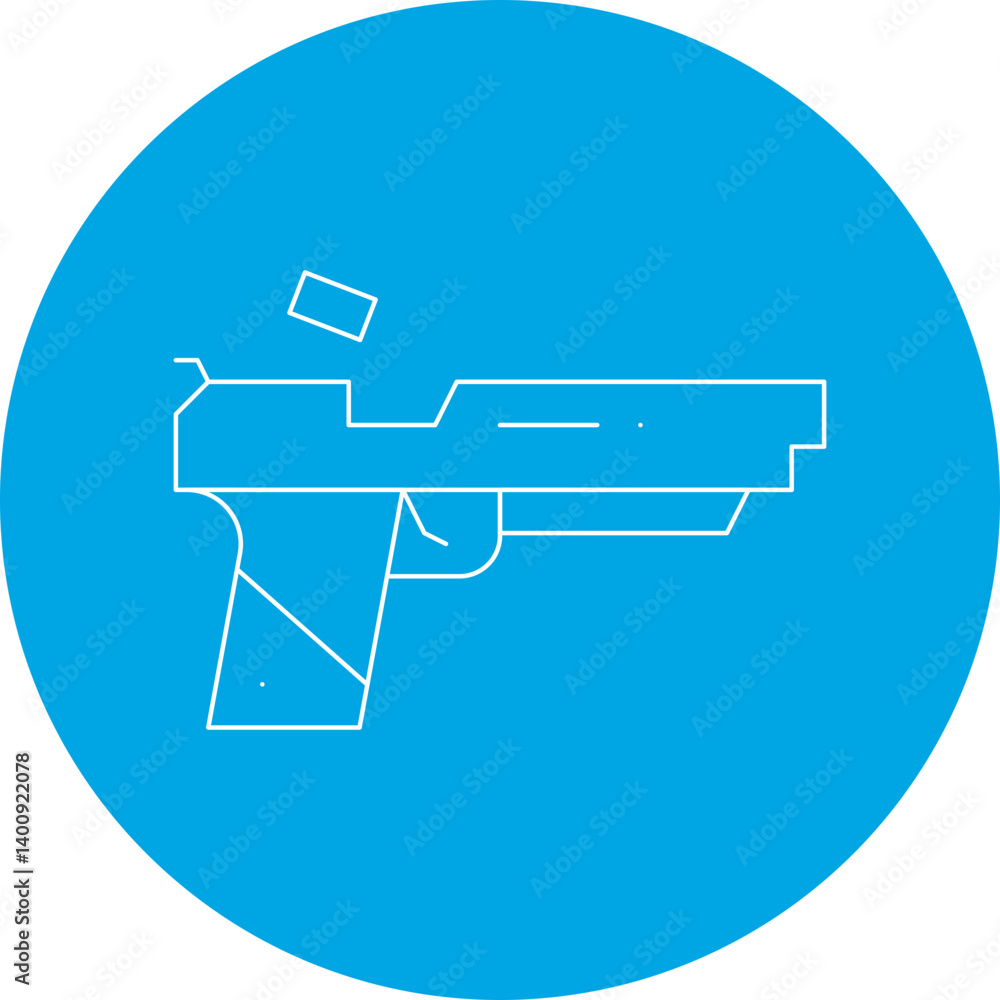 Pistol icon single vector illustration Pistol icon single vector illustration