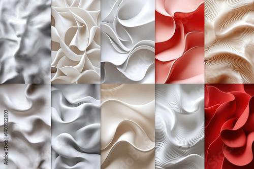 A collection of 3D vector b...