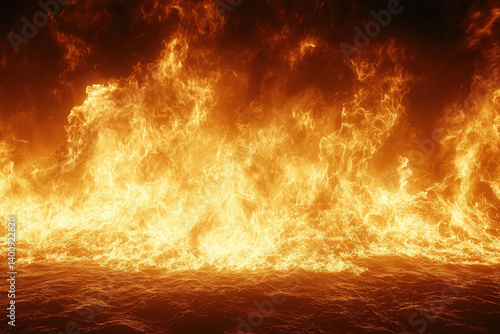 A dramatic burn background ...