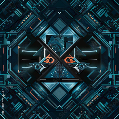 abstract background with blue lines