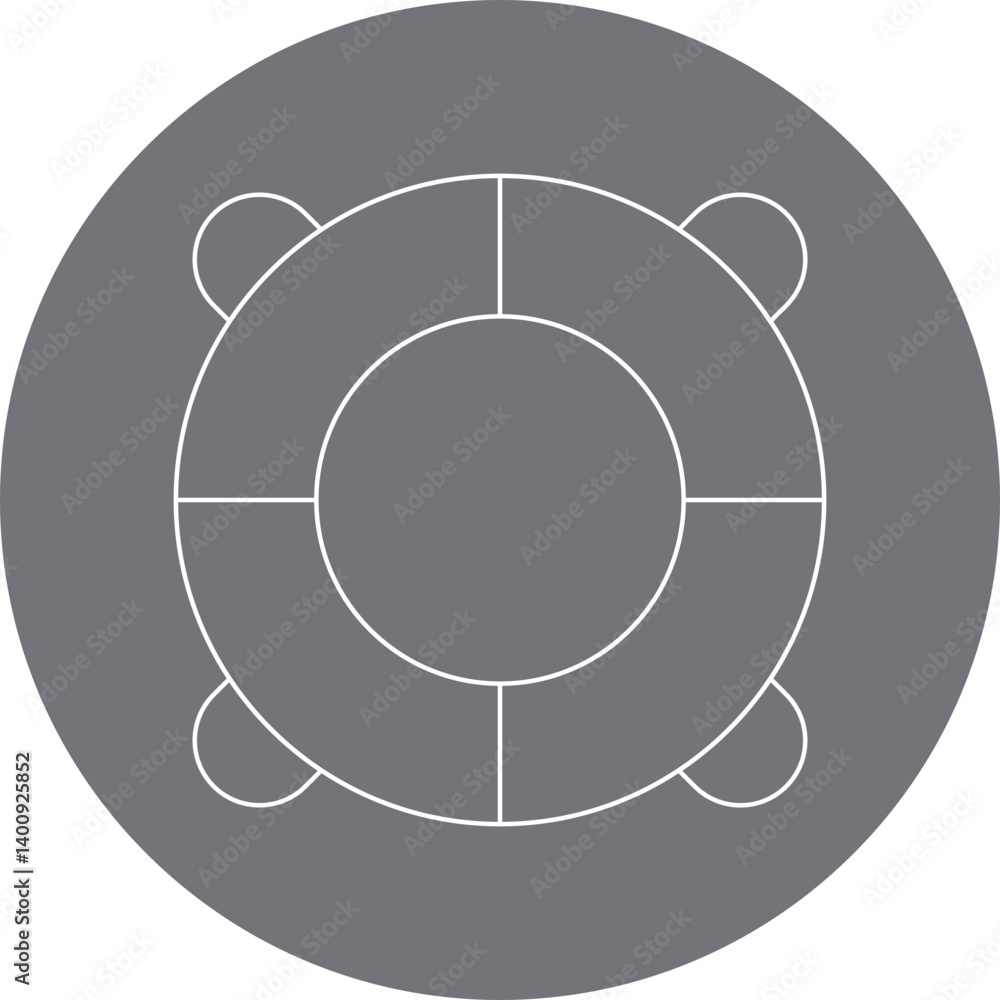 Life Saving Tube icon single vector illustration Life Saving Tube icon single vector illustration