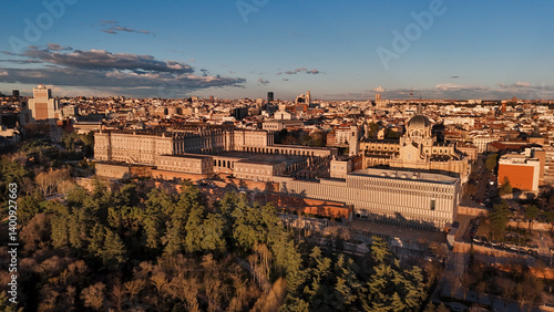 Real Palace Madrid Sunset