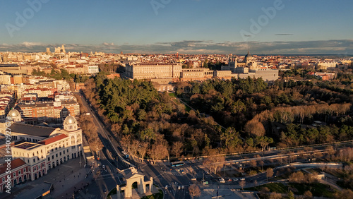 Real Palace Madrid Sunset