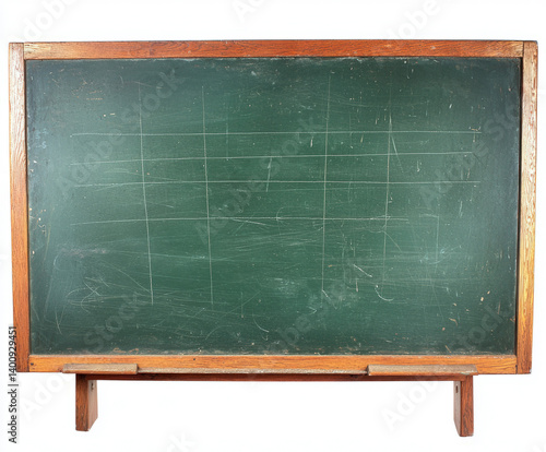 school blackboard isolated