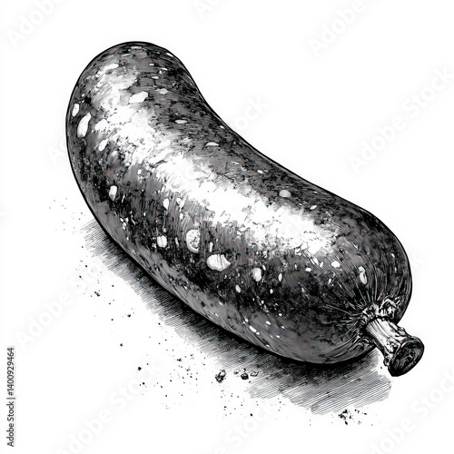 sausage silhouette , black ...