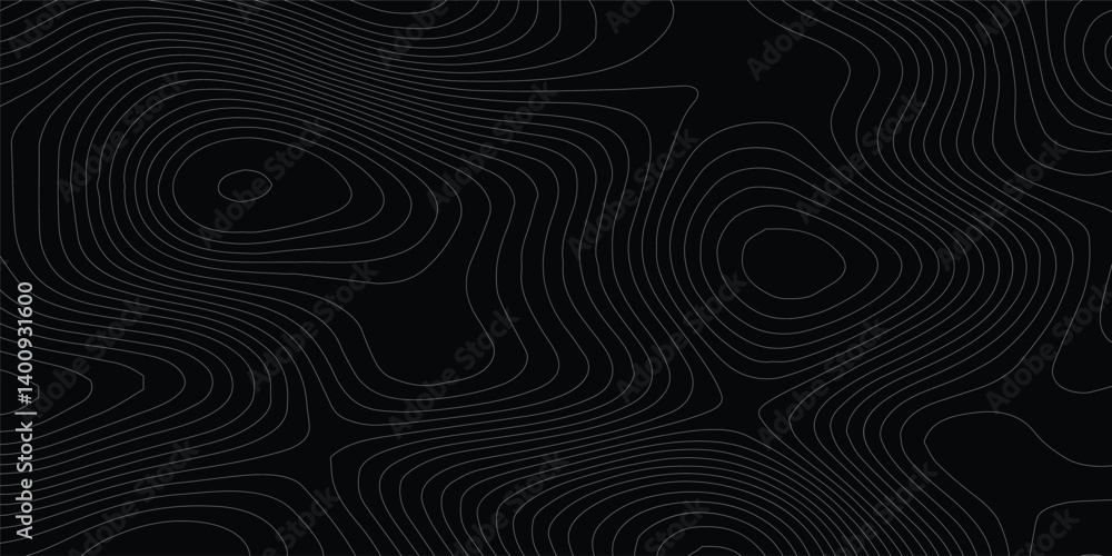 Elevated terrain abstract geographic topographic artistry vector illustration. wave Line topography map contour wavy pattern design. Elevated terrain abstract geographic topographic artistry vector illustration. wave Line topography map contour wavy pattern design.