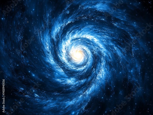 Wallpaper Mural Cosmic vortex of swirling stardust and radiant light emanates vividly Torontodigital.ca