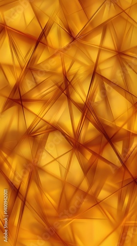 Geometric Patterns in Orange: Vibrant and Dynamic Abstract Background with Intricate Textures