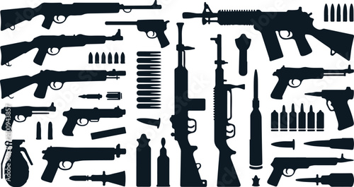 Firearms and ammunition collection