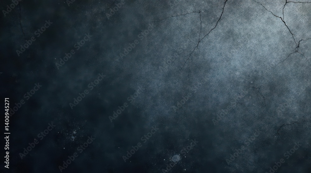Dark Blue Textured Background with Subtle Cracks and Speckles, Ideal for Dramatic Designs and Moody Projects