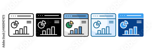 Website Icon Set Multiple Style Collection