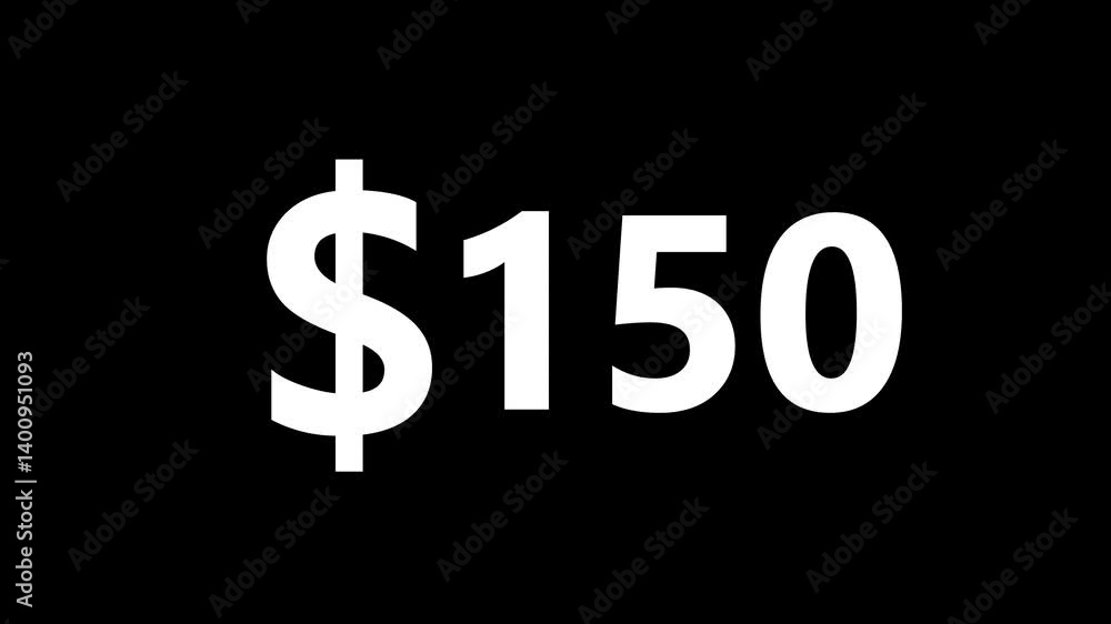 0 to $200 Dollars Animated Money Number Counter from Grand Animated Money Growth Dollar counter animation, from zero to a thousand on, with black, background 0 to $200 Dollars Animated Money Number Counter from Grand Animated Money Growth Dollar counter animation, from zero to a thousand on, with black, background