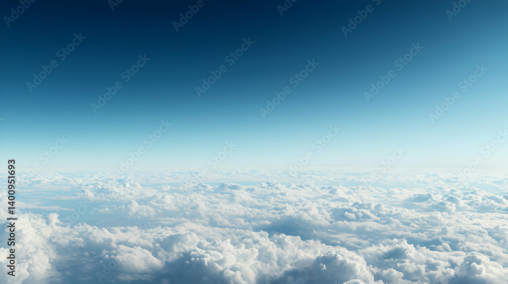 Vast Fluffy Clouds Aerial View Vast Fluffy Clouds Aerial View