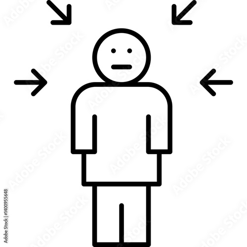 Guilt icon single vector illustration