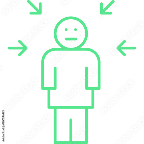 Guilt icon single vector illustration
