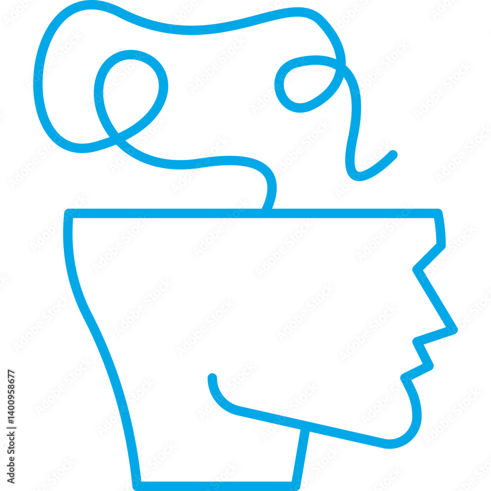 Psychosis icon single vector illustration Psychosis icon single vector illustration