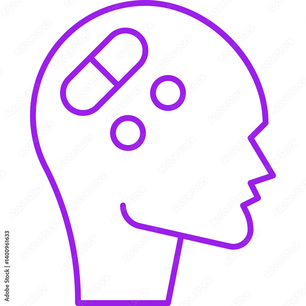 Drug Addiction icon single vector illustration Drug Addiction icon single vector illustration