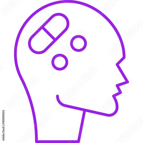 Drug Addiction icon single vector illustration