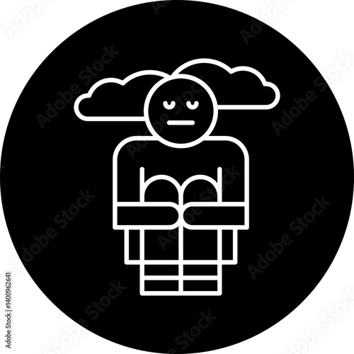 Hoplessness icon single vector illustration