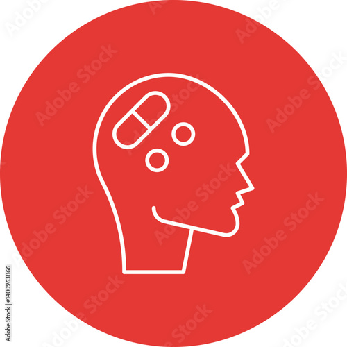 Drug Addiction icon single vector illustration