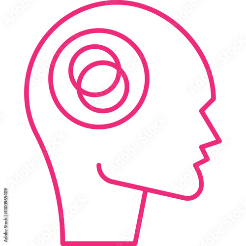 Anxiety Disorder icon single vector illustration