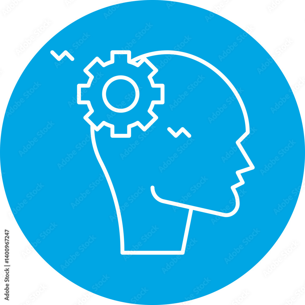 Cognitive Distortion icon single vector illustration Cognitive Distortion icon single vector illustration