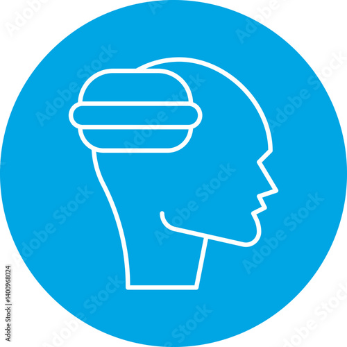 Binge Eating icon single vector illustration