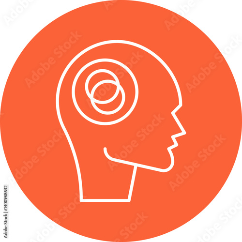 Anxiety Disorder icon single vector illustration