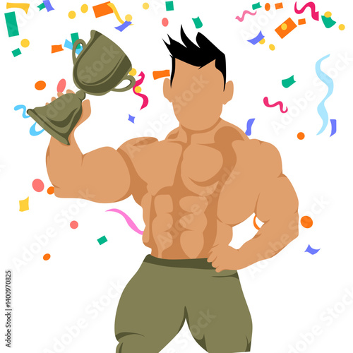body, muscular, muscle, naked, men, shirtless, fitness, guy, model, torso, boy, sport, illustration, person, bodybuilder, people, hat, handsome, jeans, vector, athlete, back, black, cartoon, biceps