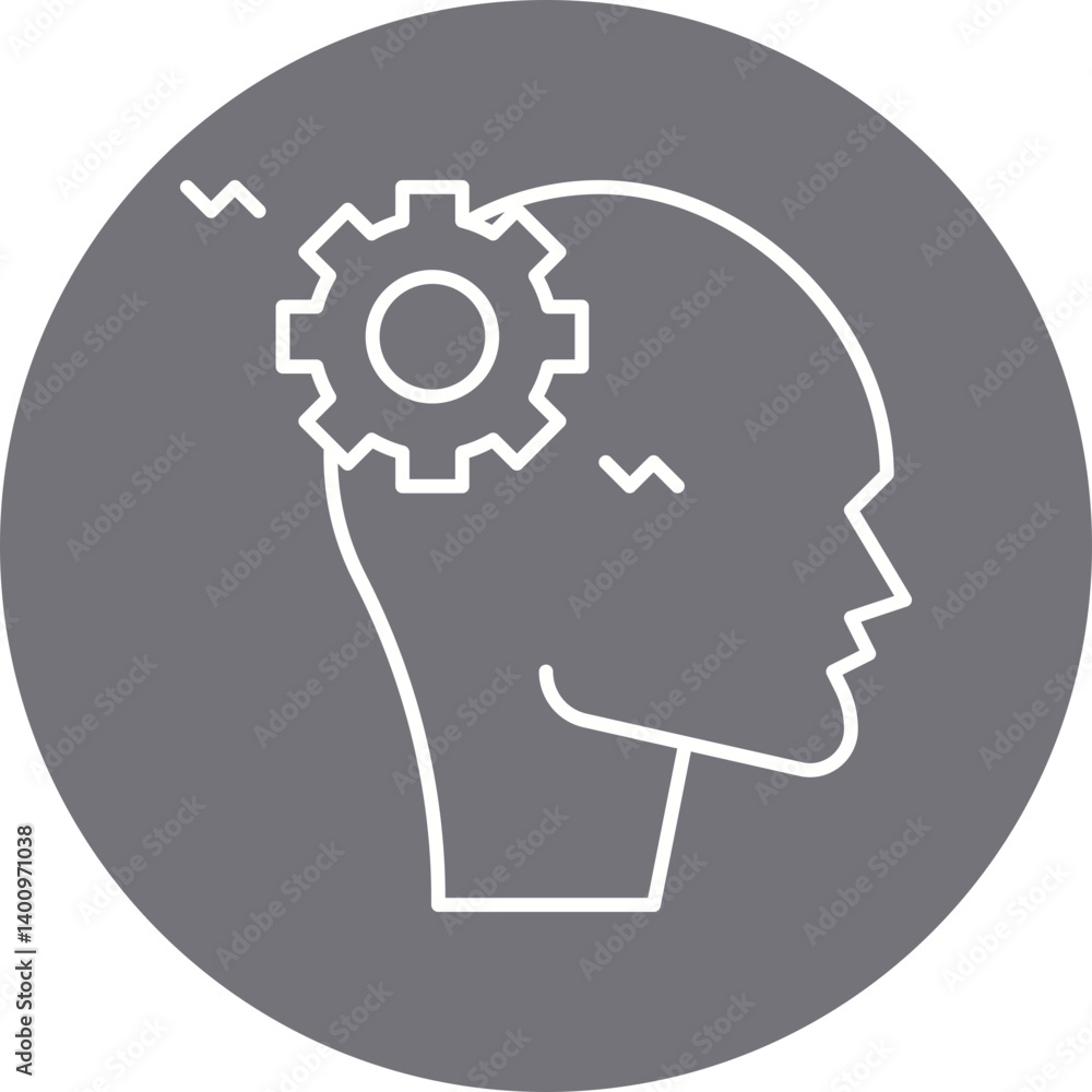 Cognitive Distortion icon single vector illustration Cognitive Distortion icon single vector illustration