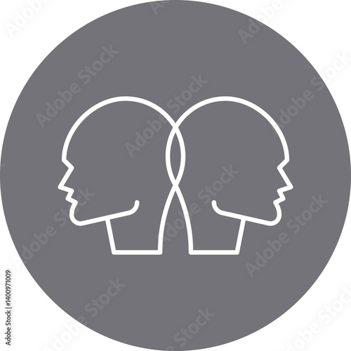Bipolar Disorder icon single vector illustration