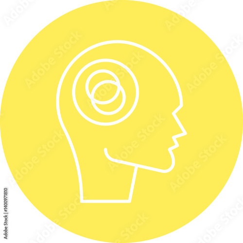 Anxiety Disorder icon single vector illustration