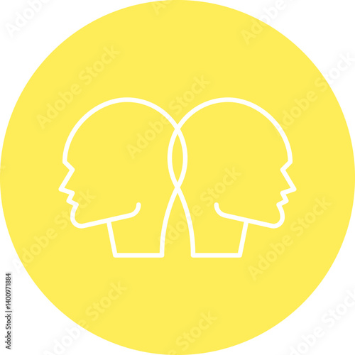 Bipolar Disorder icon single vector illustration
