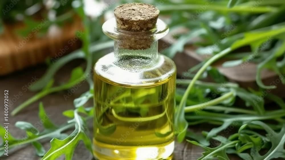 Taramir essential oil. Selective focus Taramir essential oil. Selective focus