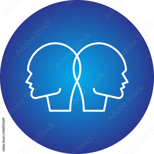 Bipolar Disorder icon single vector illustration