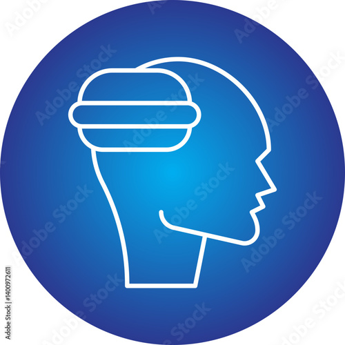 Binge Eating icon single vector illustration