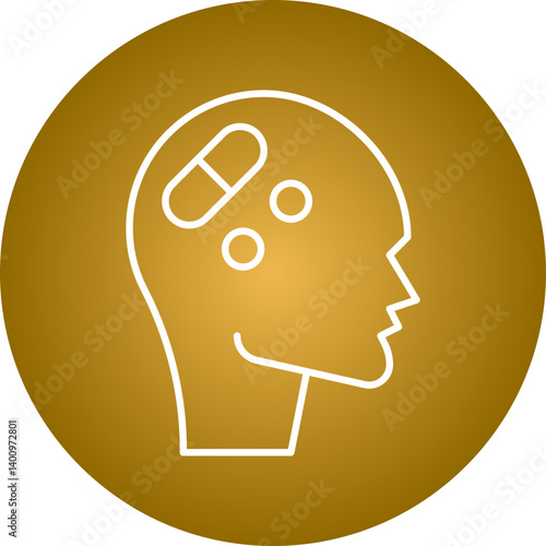 Drug Addiction icon single vector illustration
