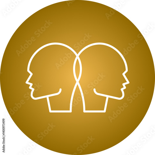 Bipolar Disorder icon single vector illustration