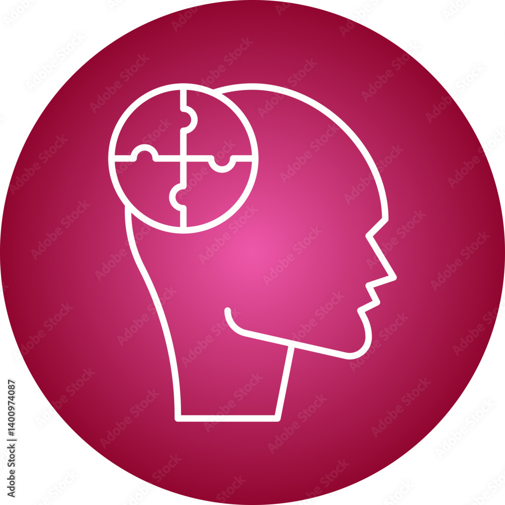 Psychology icon single vector illustration Psychology icon single vector illustration