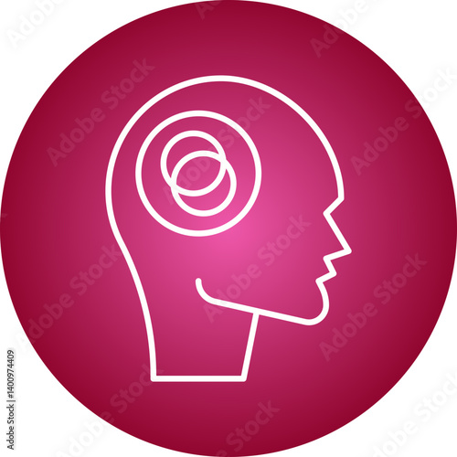 Anxiety Disorder icon single vector illustration