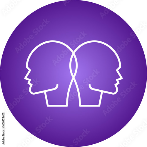 Bipolar Disorder icon single vector illustration