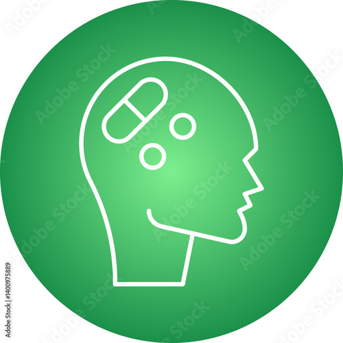 Drug Addiction icon single vector illustration