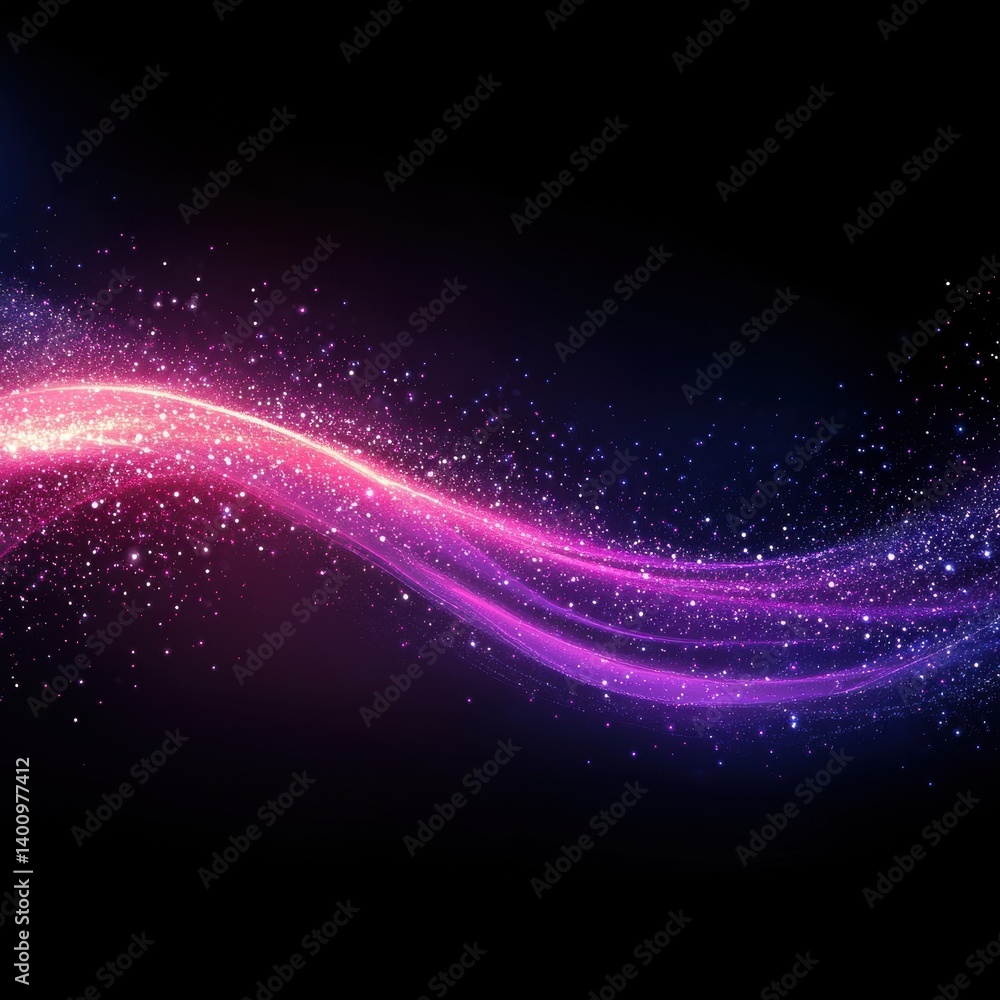 Abstract glowing waves Abstract glowing waves