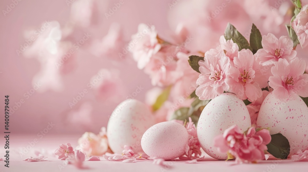 easter eggs festive decorations. Easter Eggs and Pink Blossoms Serene Spring Still Life Composition Delicate Pink Palette 95 Char. easter eggs festive decorations. Easter Eggs and Pink Blossoms Serene Spring Still Life Composition Delicate Pink Palette 95 Char.