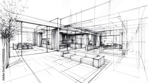 Home front structure elevation design blueprint high resolution picture